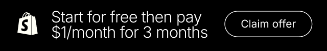 Start for free, then pay $1 per month for 3 months. Claim offer.